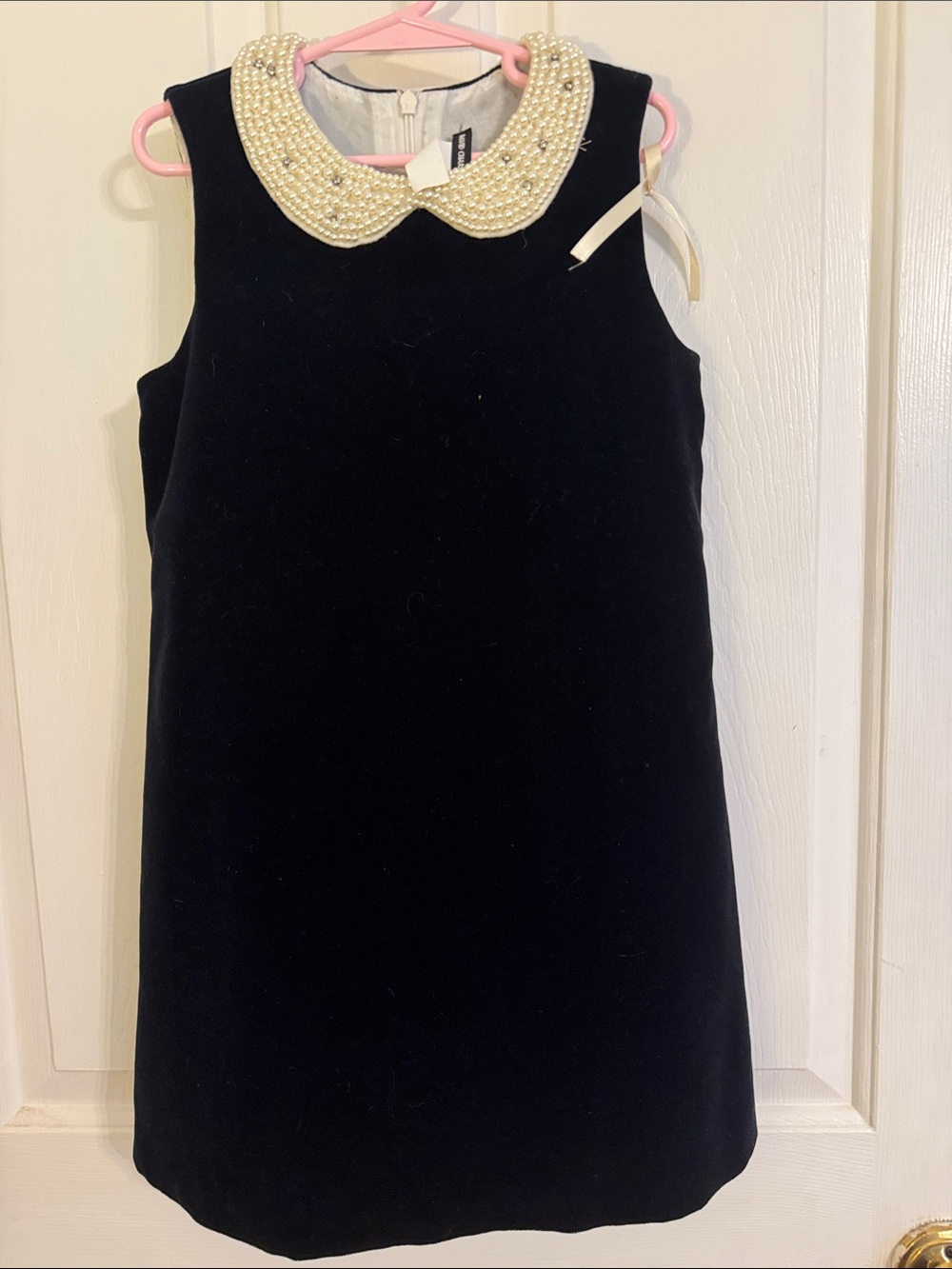 David Charles Black Velvet Dress